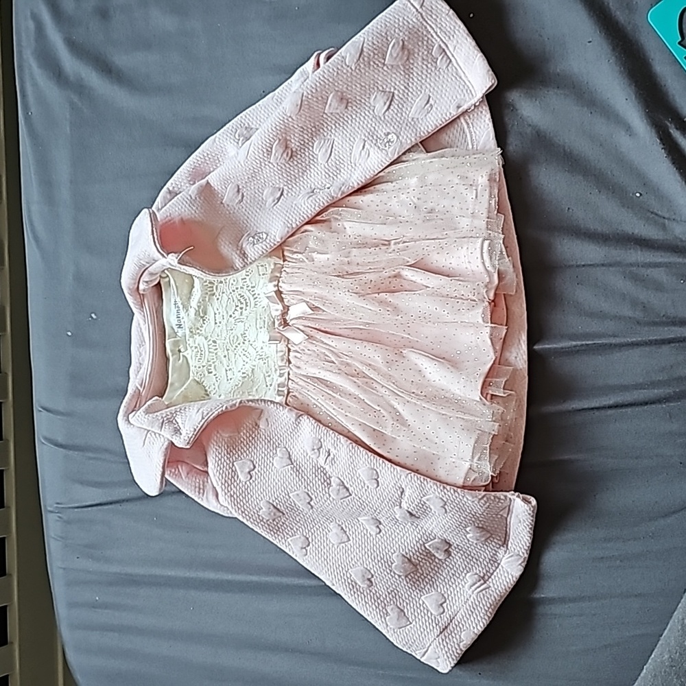 Baby dress and jacket